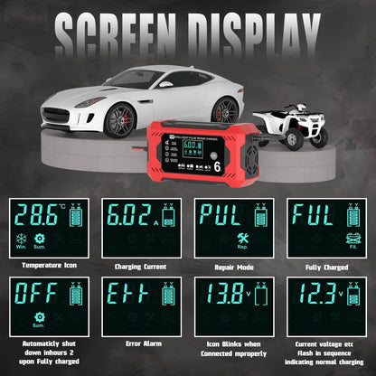 ⚡Second item 60% off 🎉⚡Portable Smart Car Battery Charger