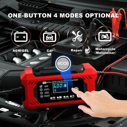 ⚡Second item 60% off 🎉⚡Portable Smart Car Battery Charger