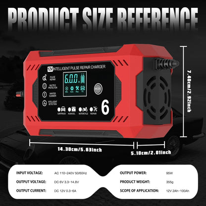 ⚡Second item 60% off 🎉⚡Portable Smart Car Battery Charger