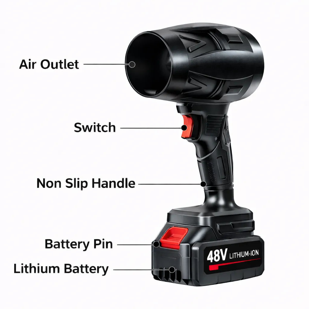 Aurblower™ - The Most Powerful Rechargeable Turbo Air Blower System (150,000 RPM)