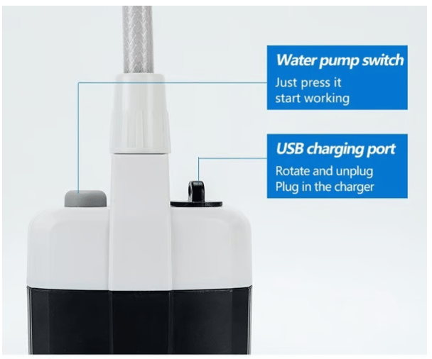 🚿 Stay Fresh Outdoors✨ Portable Camping Shower with Adjustable Flow – For Easy & Convenient Outdoor Cleaning!